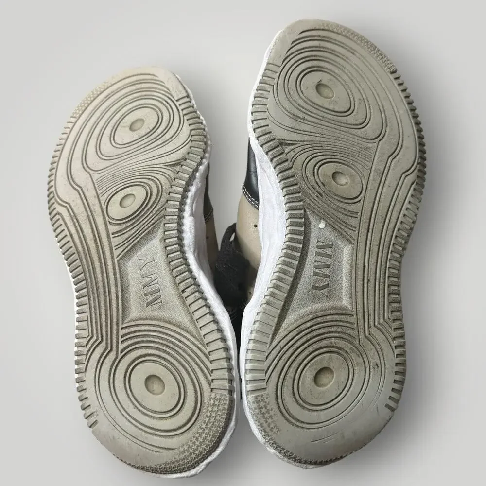 MAISON MIHARA YASUHIRO WAYNE OG SOLE LOW-TOP PAINTED LEATHER SNEAKERS sz 42